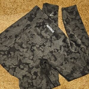 Gymshark Black and Gray Leggings